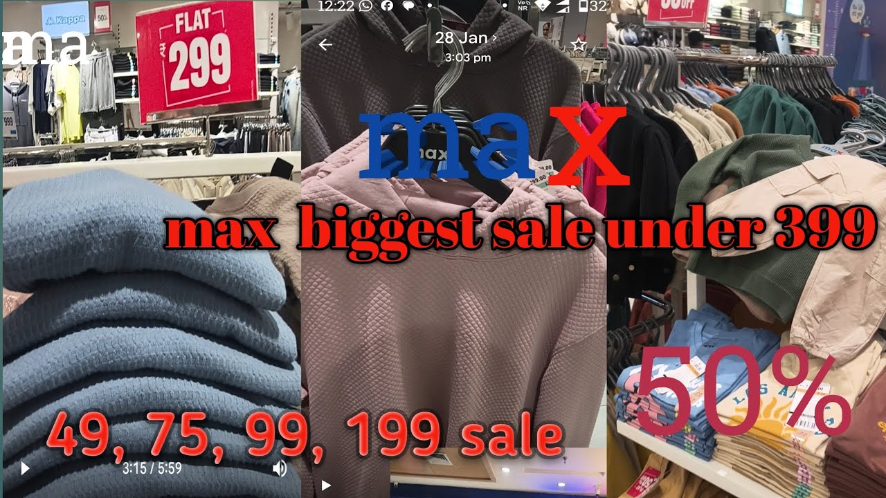 “49₹ m MAX ke branded kapde 😛Sale aur ladies ka rishta purana hai 😂🛍️”