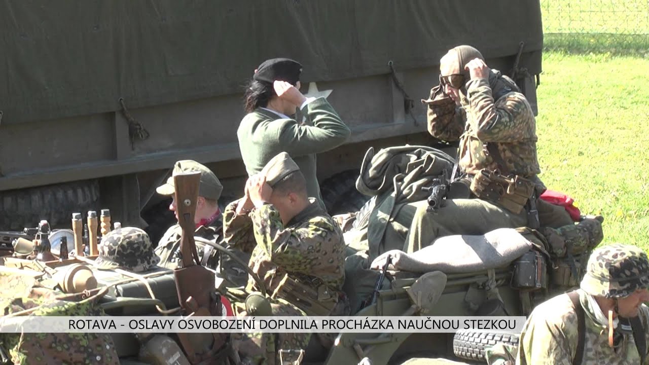 Rotava: Oslavy osvobození doplnila procházka naučnou stezkou (TV Západ)