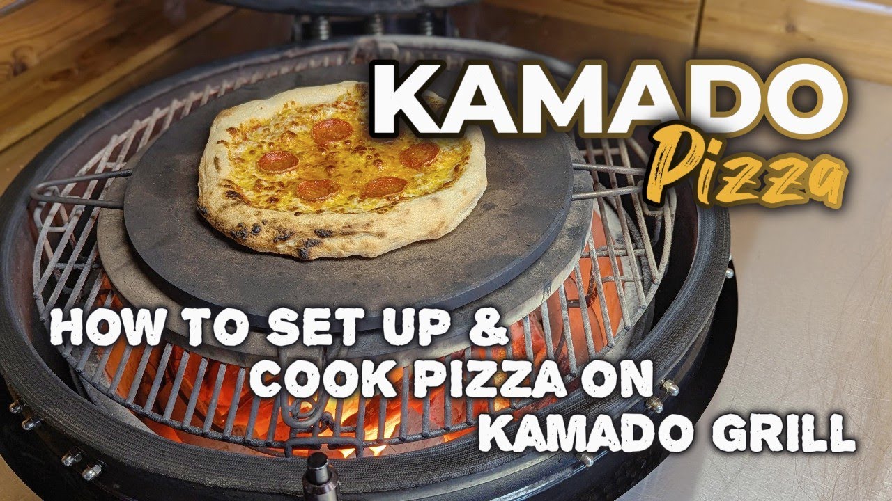 Как приготовить пиццу на гриле Камадо | Установка для приготовления пиццы Kamado Bono | Древесный...