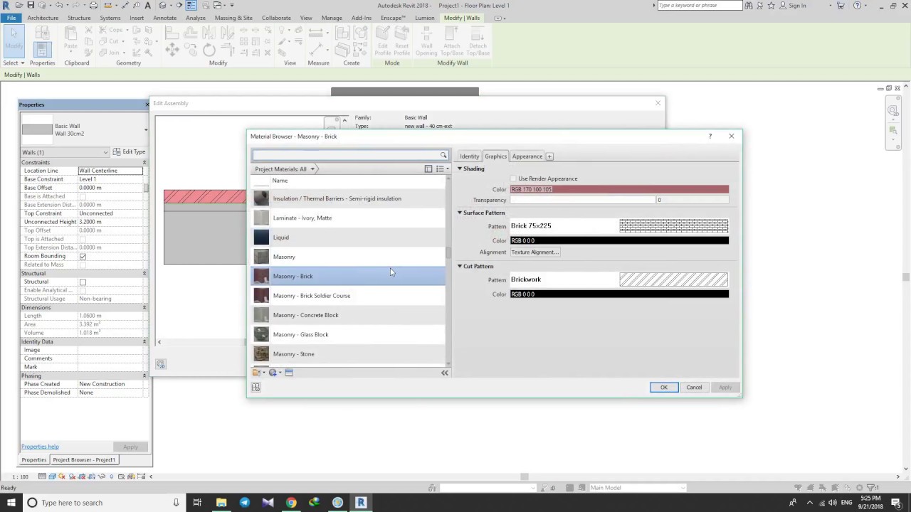 Customize Wall Layers in REVIT AUTODESK
