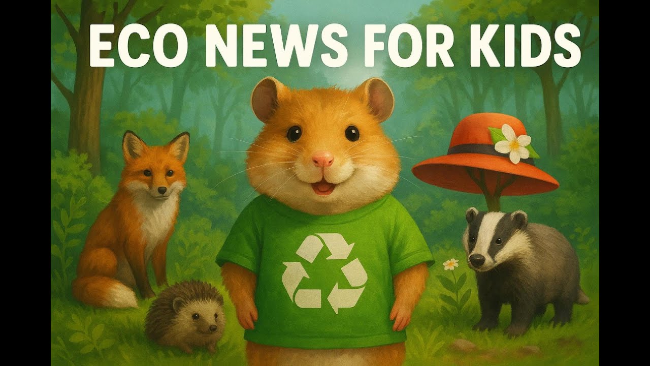 Eco News for Kids! Recycling, Forest Animals & Green Projects in the UK | Hamster NBC🏰