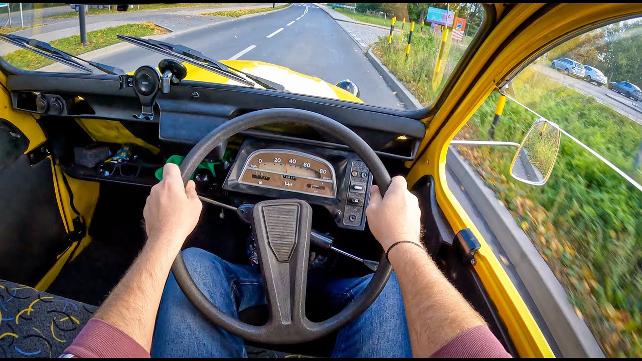 1980 Citroen 2CV [0.6 27HP] | POV Test Drive #1372 Joe Black