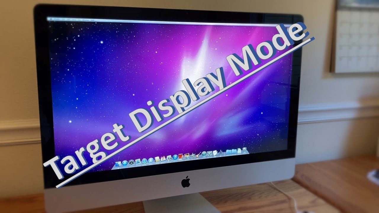 Target Display Mode: Using an iMac as a monitor
