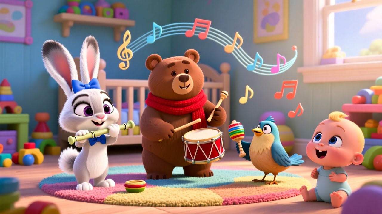 Music Fun Magic Day 🎶✨ Fun Kids Song | Playtime & Learning Adventure