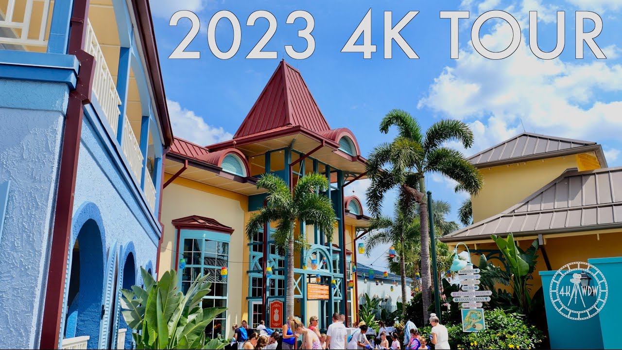 Disney's Caribbean Beach Resort 2023 Complete Walking Tour in 4K | Walt Disney World Florida