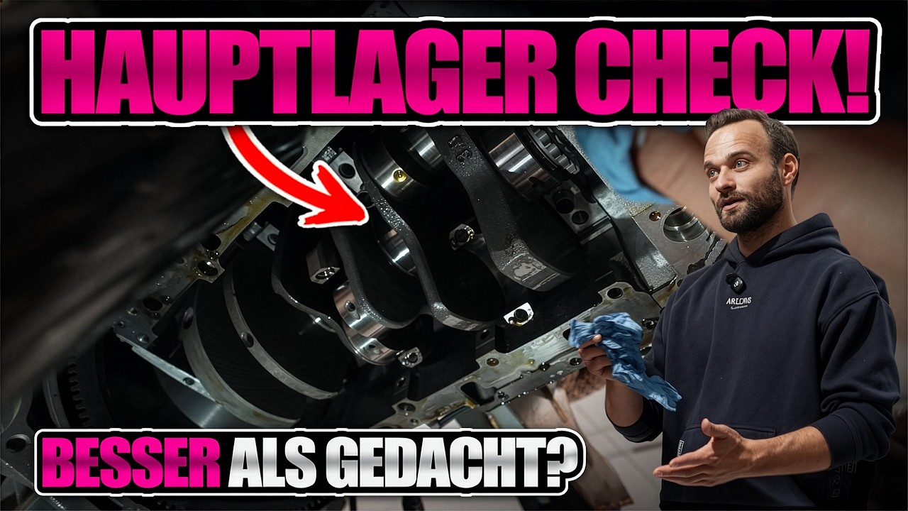 RS4 Limo Motor ge&ouml;ffnet - Hauptlager schlimmer als gedacht?