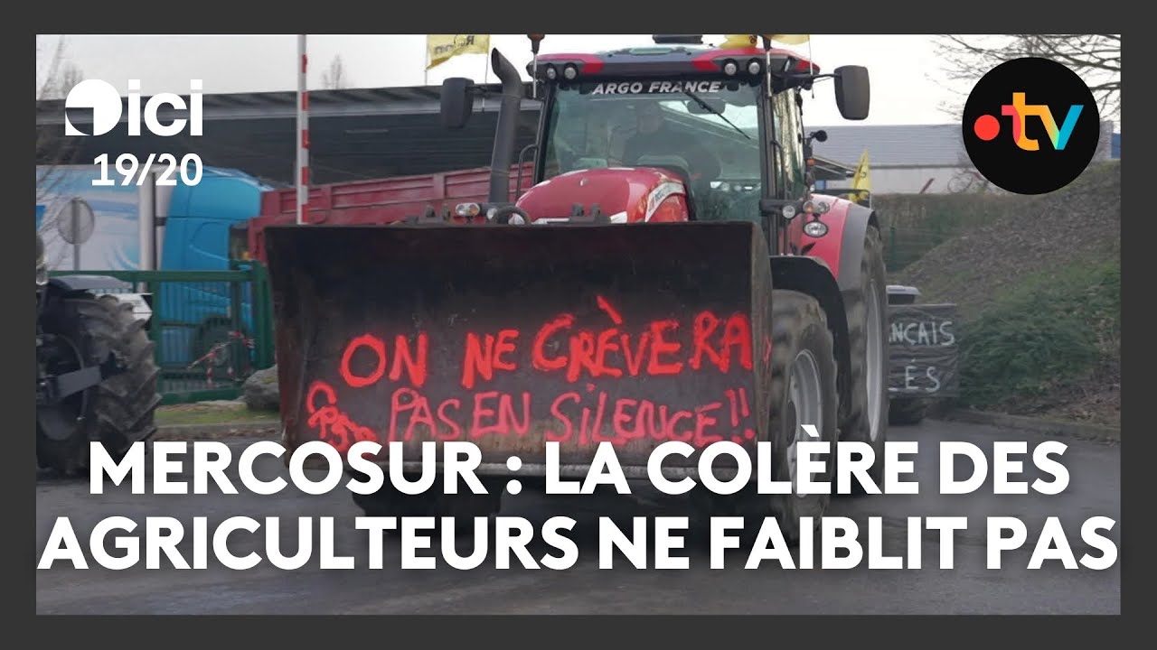 Mercosur : la colère des agriculteurs ne faiblit pas