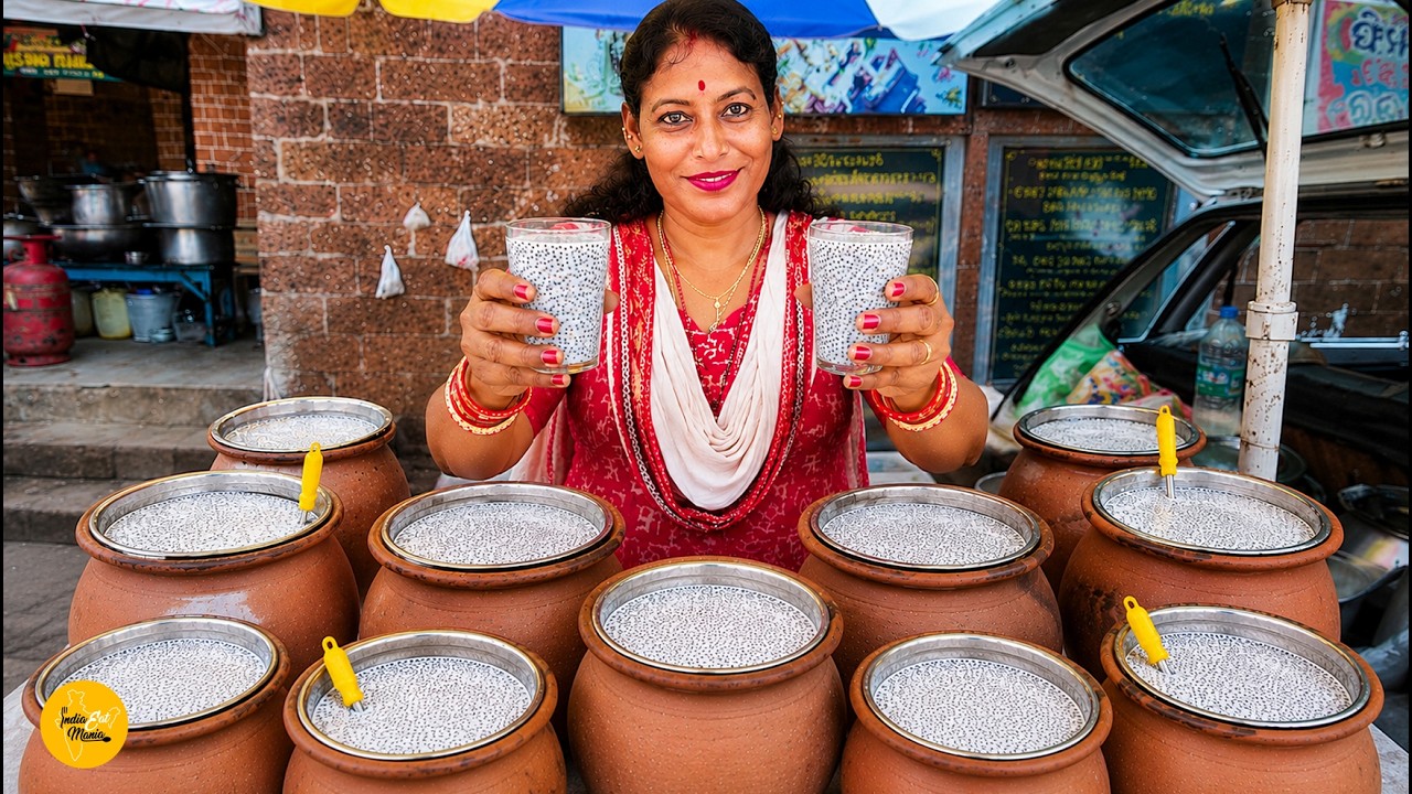 Odisha Didi's Chia Seed Drink | Bhubaneswar Street Food