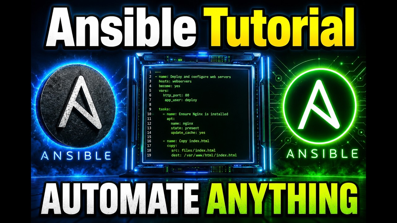 10. Ansible: Configuration Management  for Beginners | Playbooks, Inventory and Setup | Tutorial