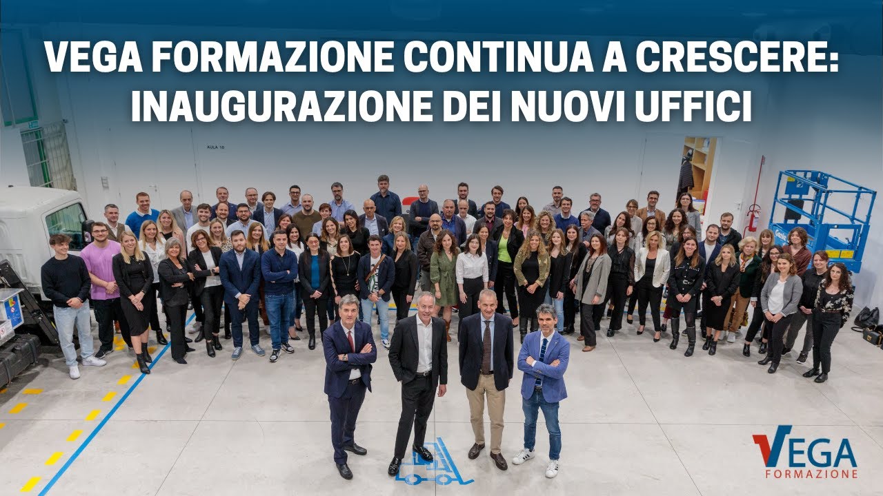 Vega Formazione continua a crescere: inaugurazione dei nuovi uffici