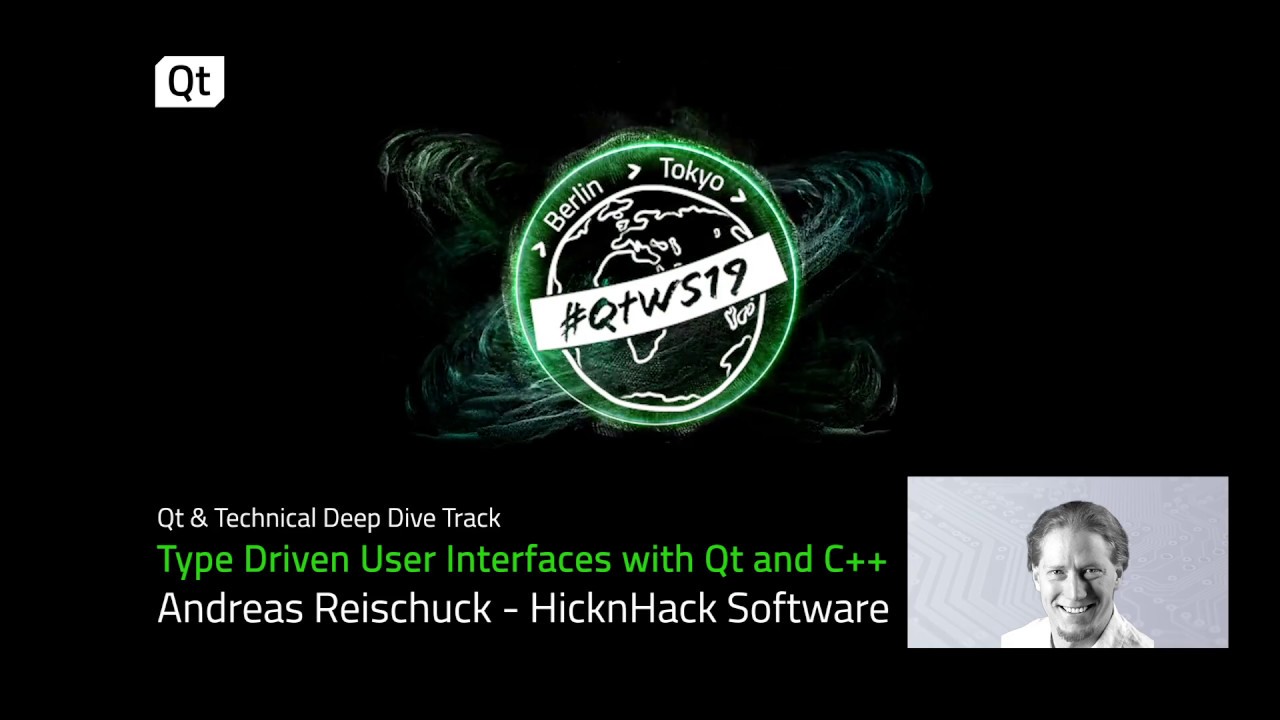 Type driven user interfaces with Qt and C++