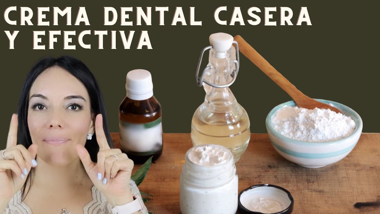 Crema DENTAL  Casera, FACIL y EFECTIVA - con Aceite escencial de OREGANO