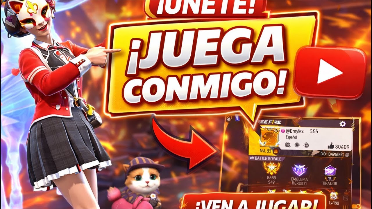 VEN PVP POR PASE CON SEGUIDORES ¿VIENES? #freefire