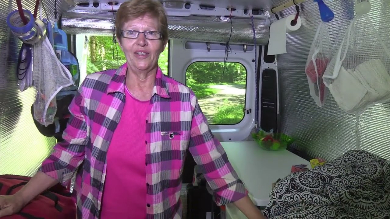 Van Tour Solo Woman Living in a Dodge Ram ProMaster Van