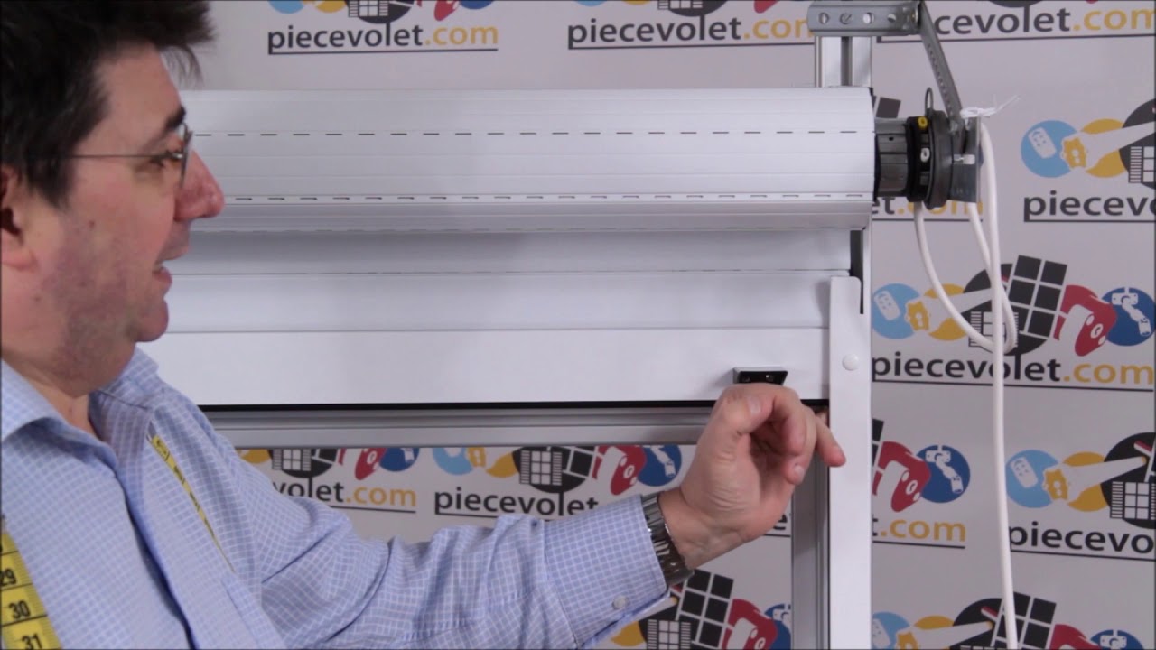 N°16 v2  Réglage Fins de courses Boutons jaune et blanc sur Moteur Somfy Filaire à Réglage Instantan