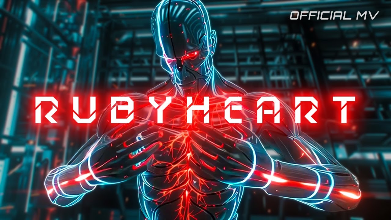 HARD TECHNO | Ruby Heart (2300 AD) | Cyber Metal | Industrial | Мрачный | [AI Клип]