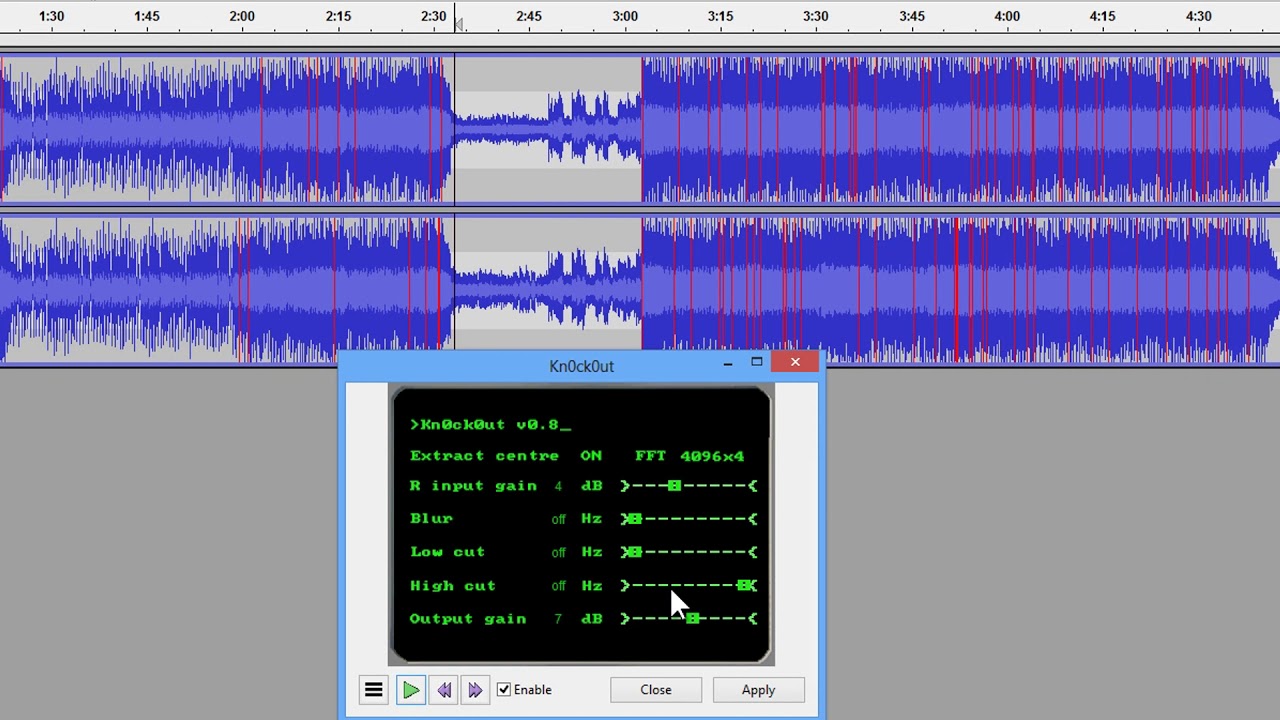 Creating an Acapella in Audacity with no Instrumental