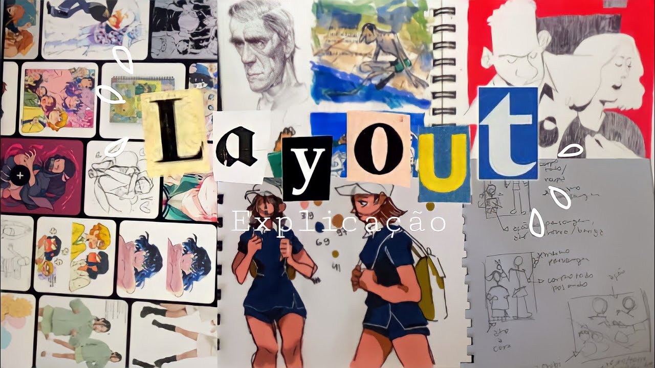 Layout - explicação! Para sketchbooks!