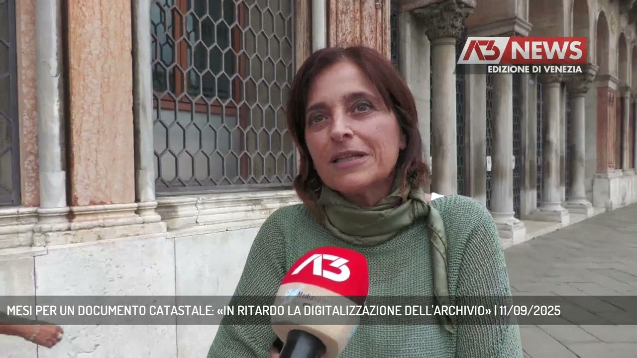 MESI PER UN DOCUMENTO CATASTALE: &laquo;IN RITARDO LA DIGITALIZZAZIONE DELL'ARCHIVIO&raquo; | 11/09/2025