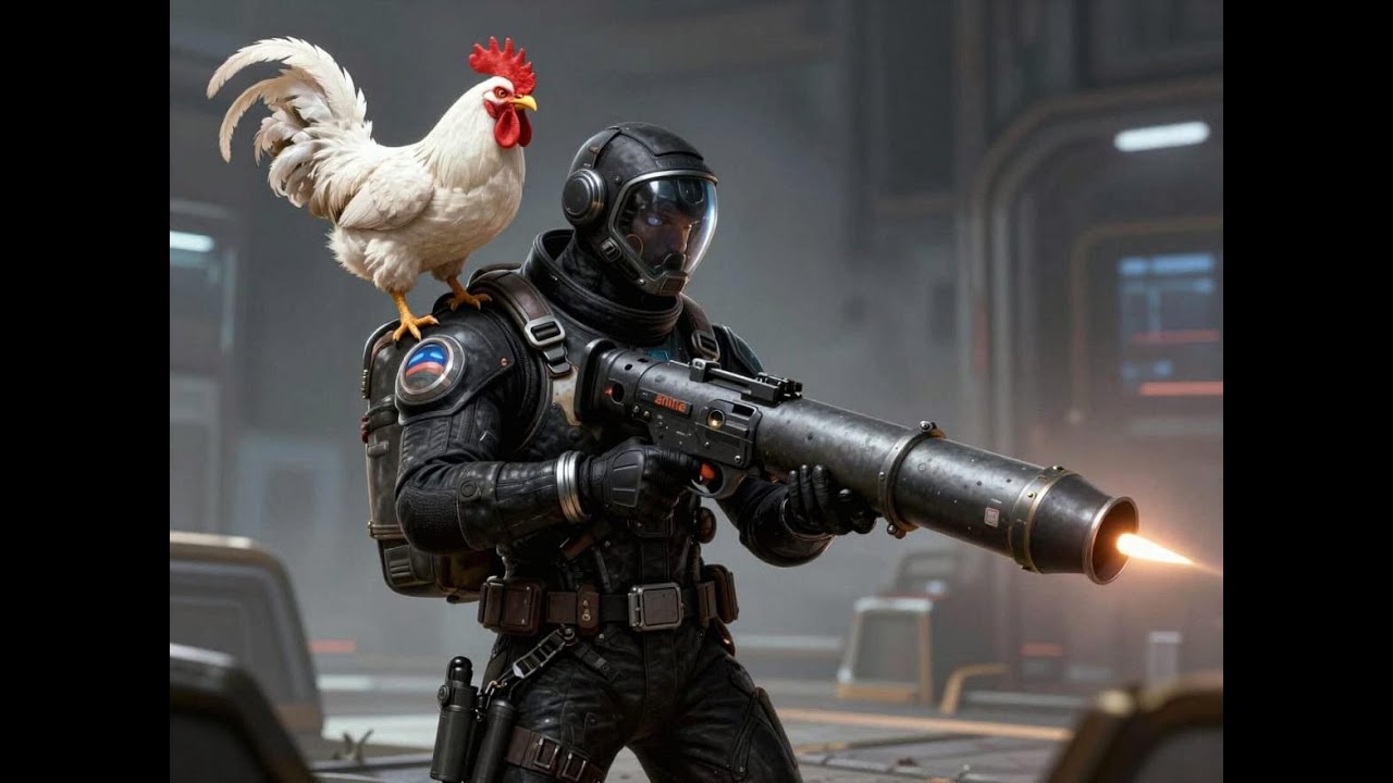 Space Engineers  Chicken Attack