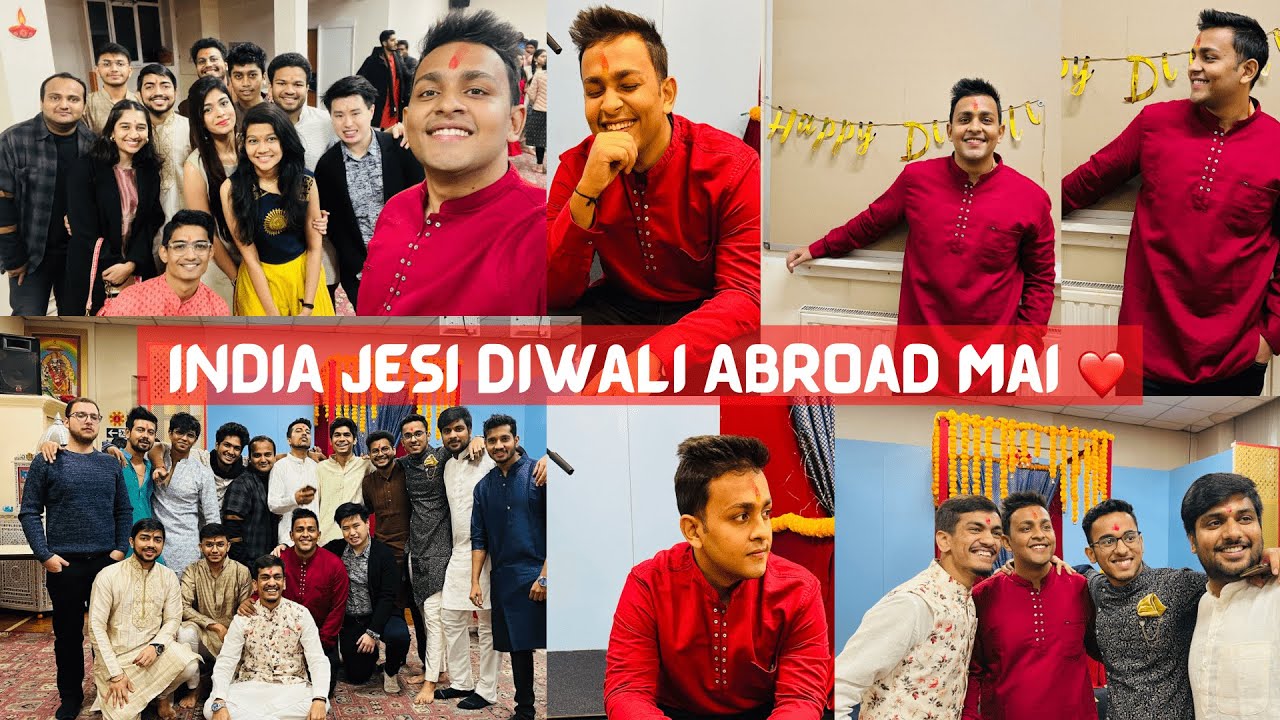 MY FIRST DIWALI IN ABROAD  🪔🕉 || Ammy Jain