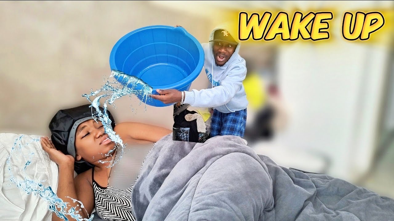 Waking My Wife in the Most DRAMATIC Way Ever! 😱💦 She Lost It!