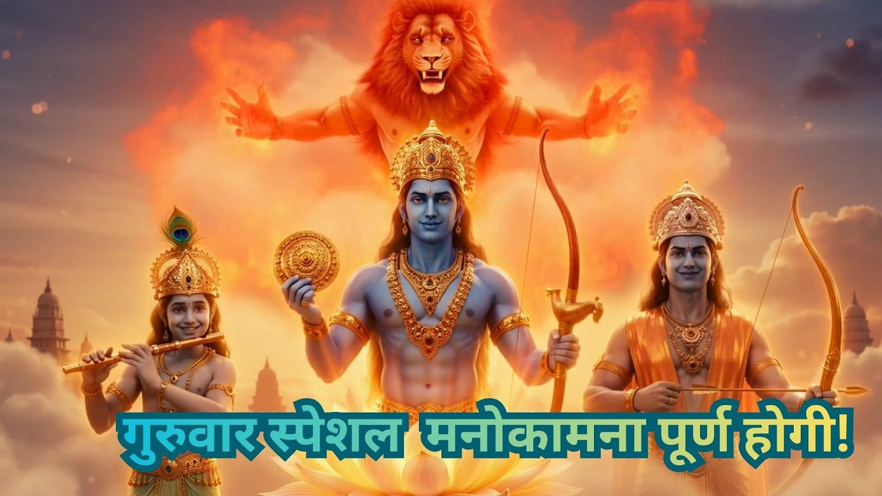 LIVE 🔴 Vishnu Ram Krishna Narasimha Bhajan | Thursday Special | Jai Shri Hari | Nonstop Bhajan 2026
