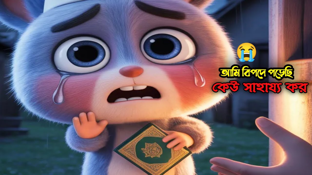 খরগোশ ভাই বড় বিপদে পড়েছে।