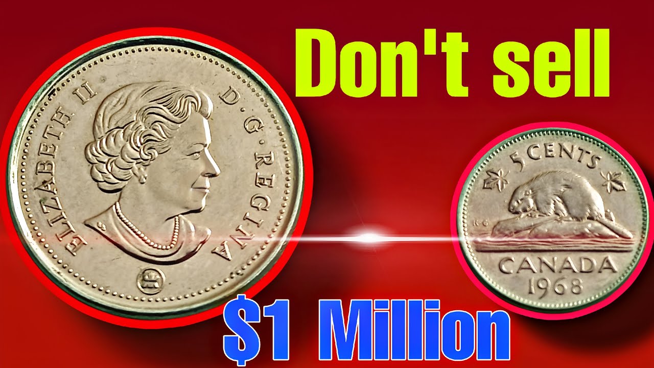 1968 Canadian 5-Cent Coin &ndash; $1 Million dollars coin