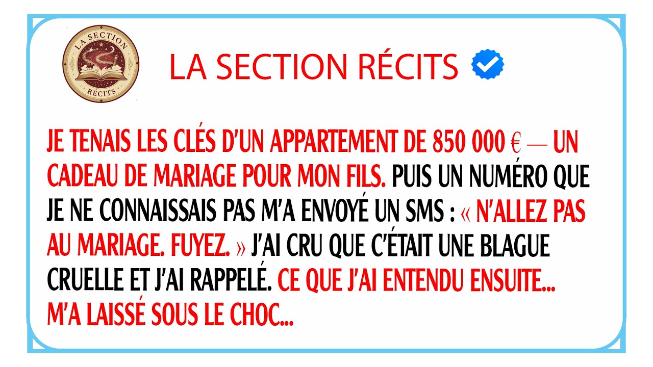J'offrais 3M€ à mon fils pour son mariage quand un SMS m'a sauvé : Il voulait me ruiner !