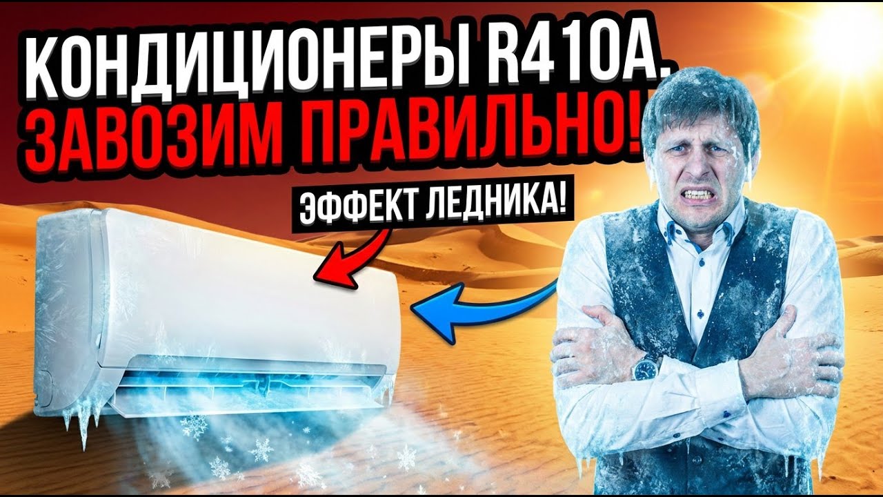 R410A. Кондиционеры, холодильники чиллеры. Как завозить в РФ товары с хладагентами?