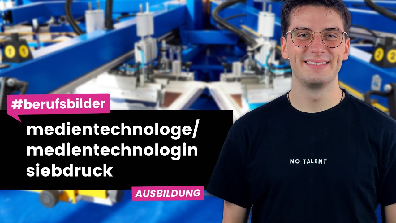 Medientechnologe / Medientechnologin Siebdruck - Ausbildungsberufe erkl&auml;rt