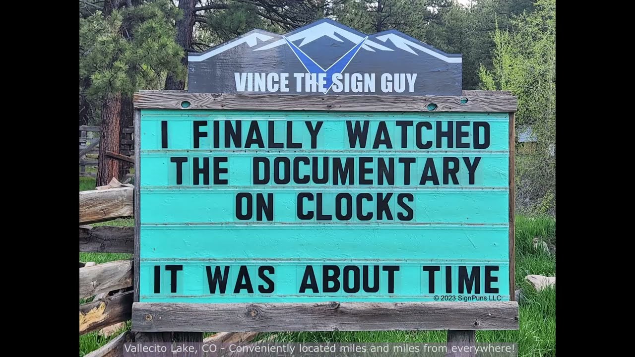 HILARIOUS Road Signs! Vince the Sign Guy - Sign Puns