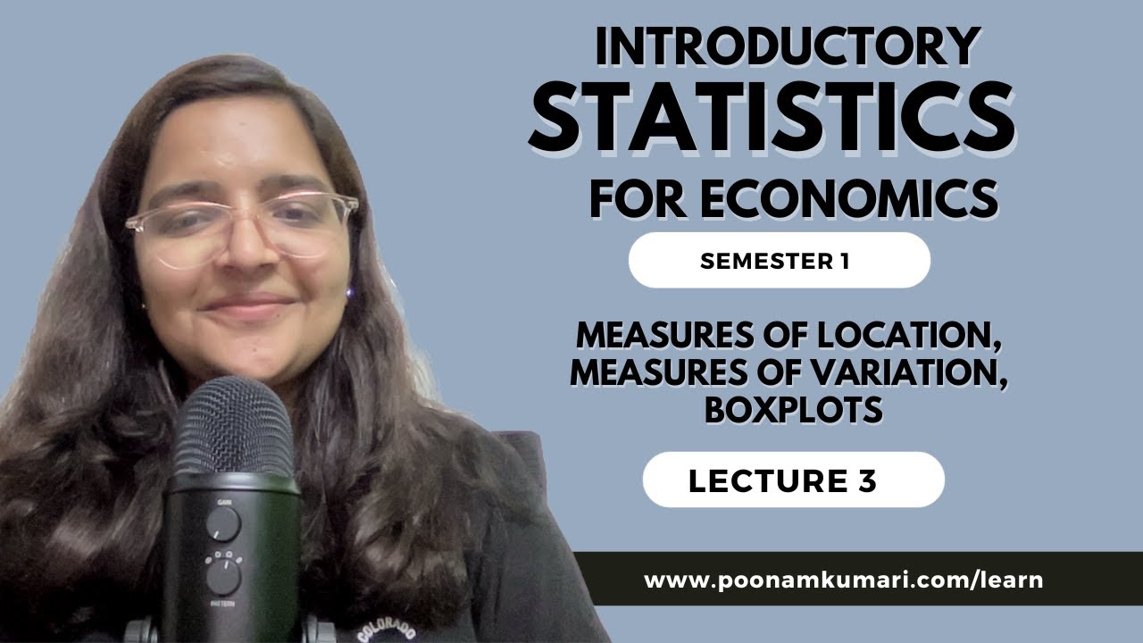 Introductory Statistics for Economics | Lecture 3 | Trimmed Mean | Measures of Location #baeconomics