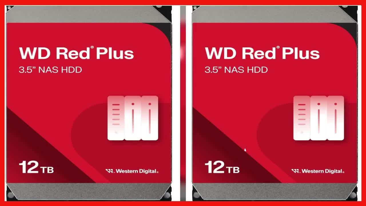 Жесткий диск Western Digital 12TB WD Red Plus NAS &mdash; надежное хранилище для бизнеса