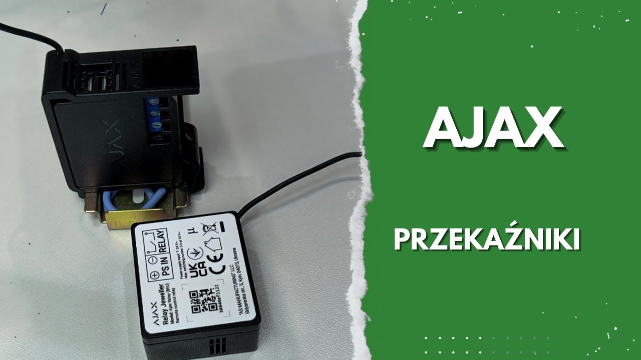 Ajax Relay WallSwitch DIN Holder przekaźniki do puszki lub rozdzielni
