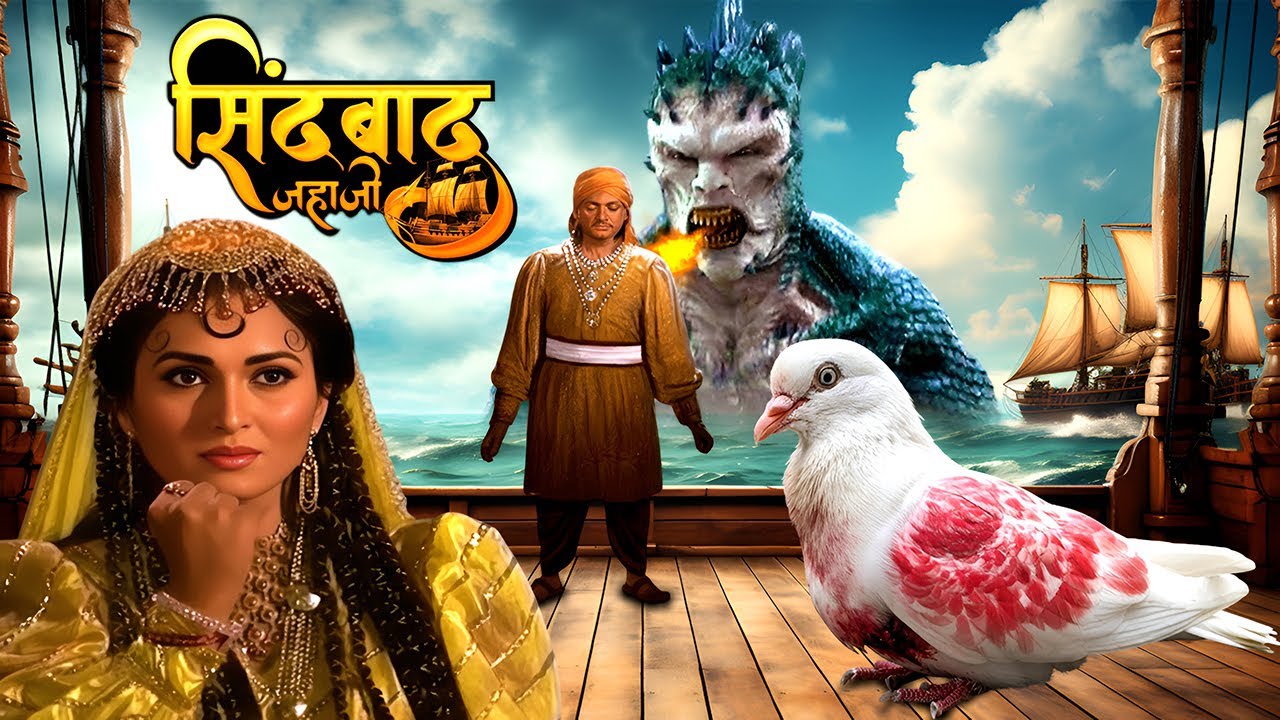 परिंदे ने पानी के राक्षस से पत्थर के बने सिंदबाद को बचाया | Sindbad Jahazi | Alif Laila Ep 76