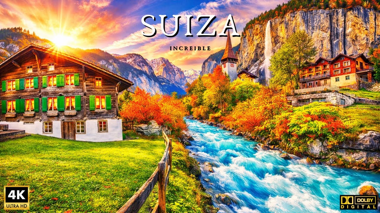TOP 10 lugares más INCREÍBLES de SUIZA 🇨🇭 | Documental de Viaje en 4K UHD