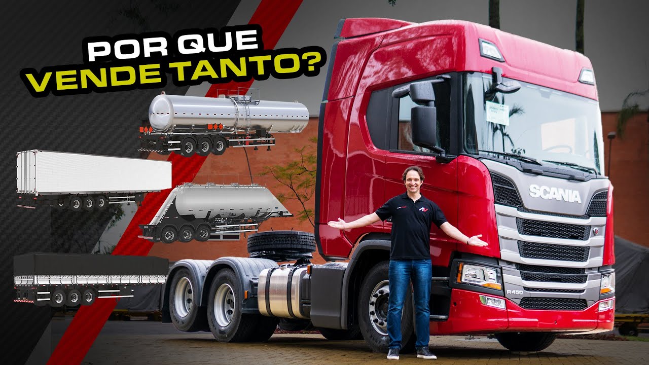 🚛Por que os NOVOS SCANIA vendem tanto? Veja o R450 em detalhes (e sinta a Versatilidade do Caminhão)