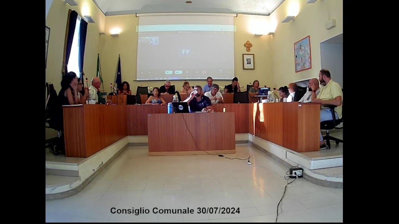 Consiglio Comunale 30-07-2024