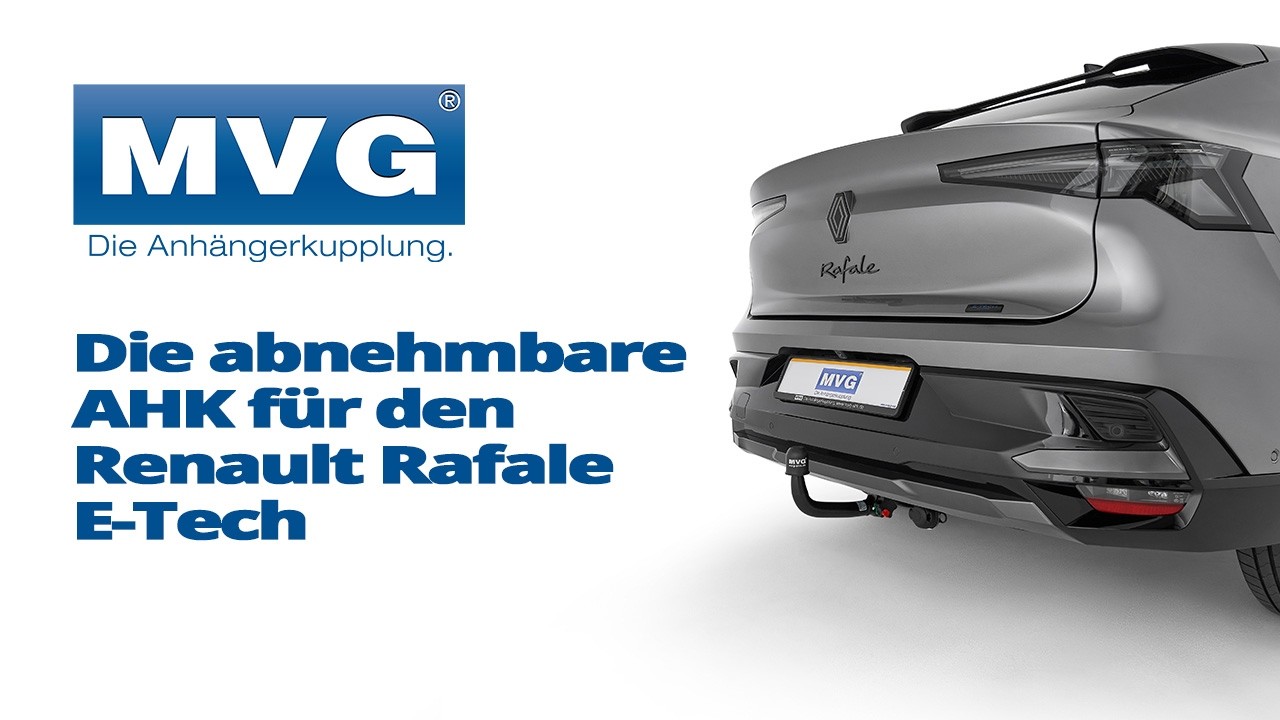 Die abnehmbare Anhängerkupplung für den Renault Rafale E-Tech