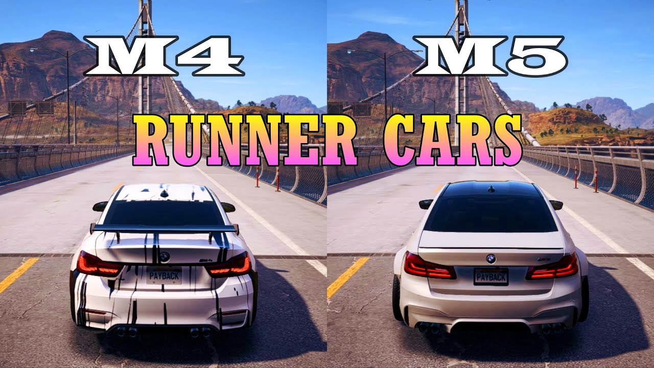 NFS Payback - BMW M4 GTS vs BMW M5 - Drag Race