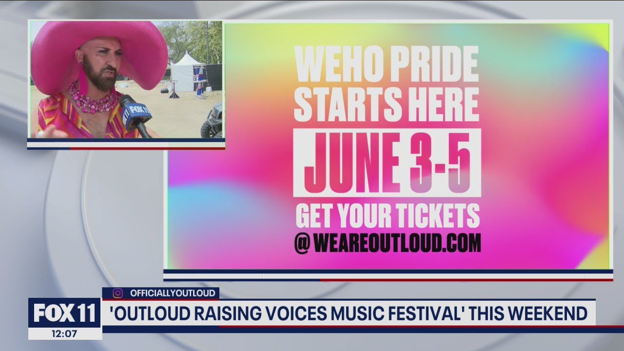 Outloud Music Festival underway at WeHo Pride