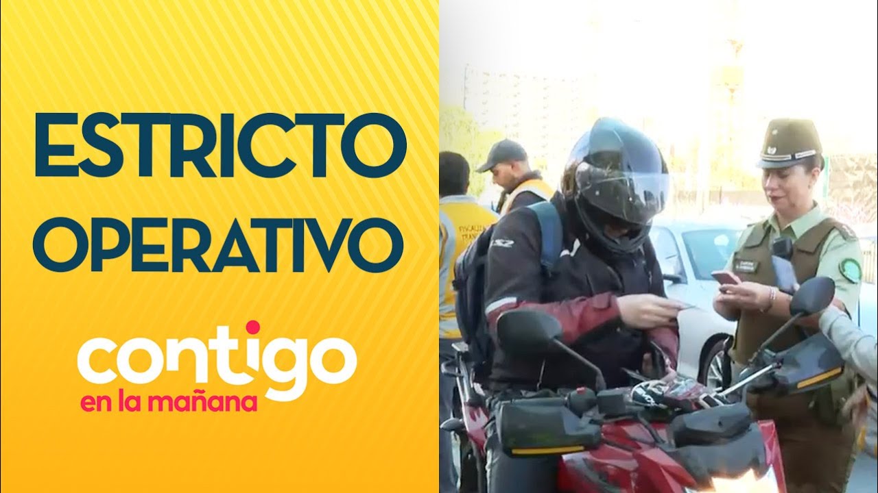 RETIRARON MOTOS: La estricta fiscalización en La Reina - Contigo en la Mañana