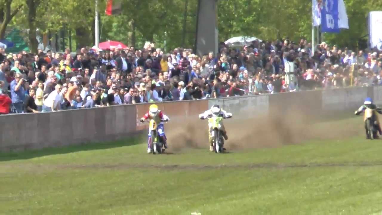 MOTORRAD GRASBAHNRENNEN LÜDINGHAUSEN 2013 - MOTORRÄDER SOLO