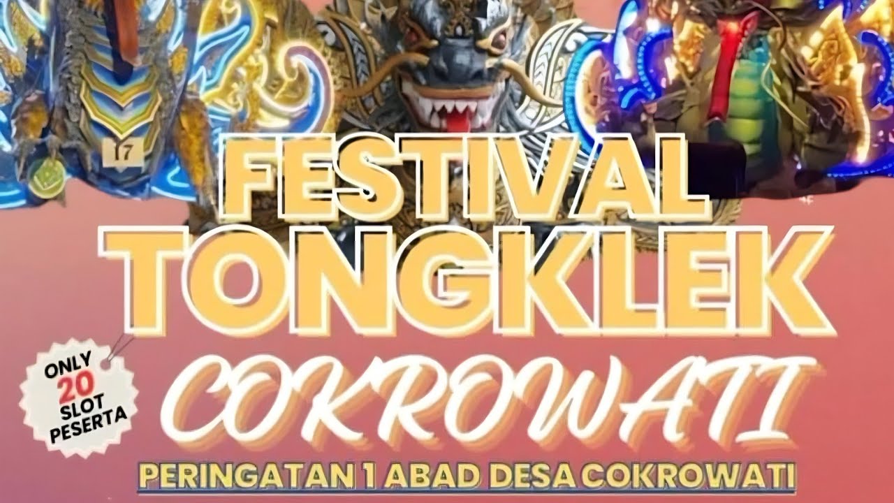 Full Jalan Festival Tongklek Cokrowati Sabtu 4 Oktober 2025 Terbaru Peringatan 1 Abad Desa Cokrowati