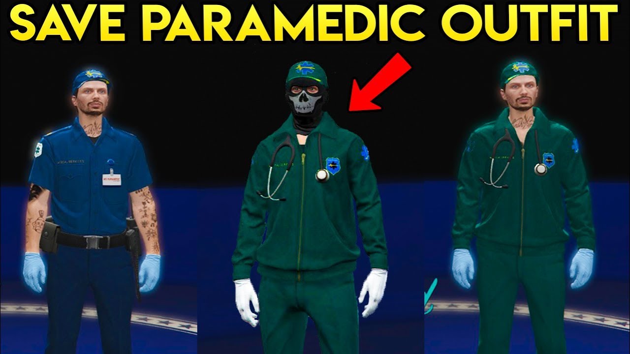 GTA Online - How to Save the Paramedic Outfit (Easy Tutorial)