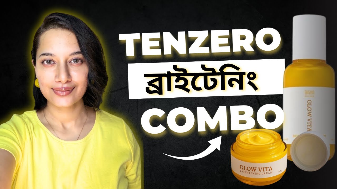 Skin Brightening Combo!// Tenzero Vita Glow serum & Cream//Sajia Tonny