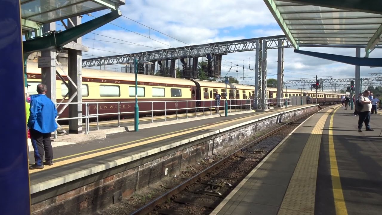 The x2 Class 57 WCRC Nos.57313+57314 with NORTHERN BELLE: 