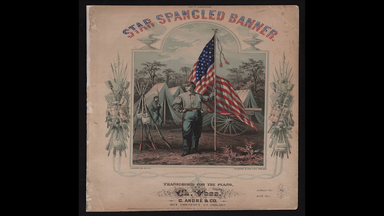 Patriotic songs (1908) (audio restored) - Popular patriotic American music of the old days